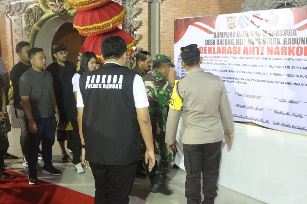 Desa Dalung Menjadi Role Model dalam Pembentukan Kampung Bebas dari Narkoba di Kabupaten Badung